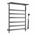 Полотенцесушитель электрический с полкой WONZON & WOGHAND ESSEN, Темный графит (WW-A403-GM)