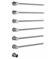 Полотенцесушитель электрический встраиваемый WONZON & WOGHAND BADEN, Брашированный никель (WW-AL366-BR)