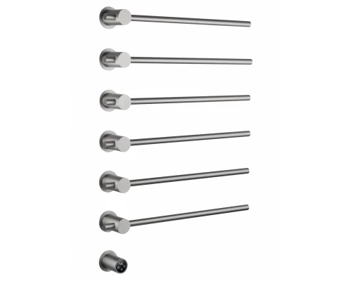 Полотенцесушитель электрический встраиваемый WONZON & WOGHAND BADEN, Брашированный никель (WW-AL366-BR)