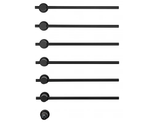 Полотенцесушитель электрический встраиваемый WONZON & WOGHAND BADEN, Черный матовый (WW-AL366-MB)