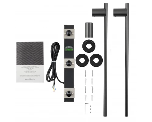 Полотенцесушитель электрический встраиваемый WONZON & WOGHAND DORTMUND, Темный графит (WW-A362-GM)