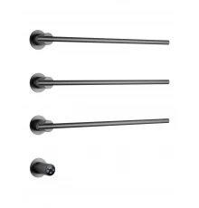 Полотенцесушитель электрический встраиваемый WONZON & WOGHAND DORTMUND, Темный графит (WW-A363-GM)