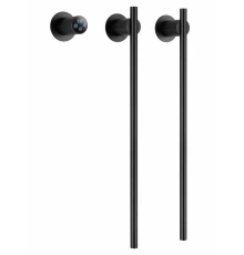 Полотенцесушитель электрический встраиваемый WONZON & WOGHAND DORTMUND, Черный матовый (WW-A362-MB)