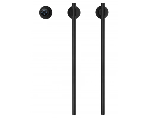 Полотенцесушитель электрический встраиваемый WONZON & WOGHAND DORTMUND, Черный матовый (WW-A362-MB)