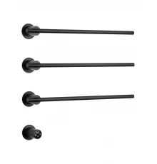 Полотенцесушитель электрический встраиваемый WONZON & WOGHAND DORTMUND, Черный матовый (WW-A363-MB)