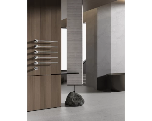 Полотенцесушитель электрический встраиваемый WONZON & WOGHAND HAMBURG, Брашированный никель (WW-AL315-BR)