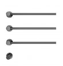 Полотенцесушитель электрический встраиваемый WONZON & WOGHAND HAMBURG, Темный графит (WW-AL313-GM)