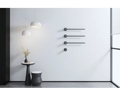 Полотенцесушитель электрический встраиваемый WONZON & WOGHAND HAMBURG, Темный графит (WW-AL313-GM)