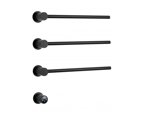 Полотенцесушитель электрический встраиваемый WONZON & WOGHAND HAMBURG, Черный матовый (WW-AL313-MB)