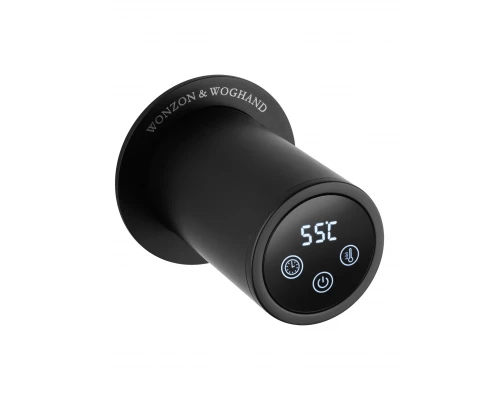 Полотенцесушитель электрический встраиваемый WONZON & WOGHAND HAMBURG, Черный матовый (WW-AL313-MB)