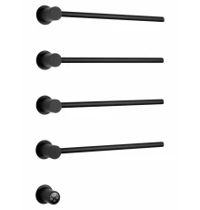 Полотенцесушитель электрический встраиваемый WONZON & WOGHAND HAMBURG, Черный матовый (WW-AL314-MB)