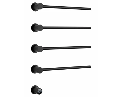 Полотенцесушитель электрический встраиваемый WONZON & WOGHAND HAMBURG, Черный матовый (WW-AL314-MB)