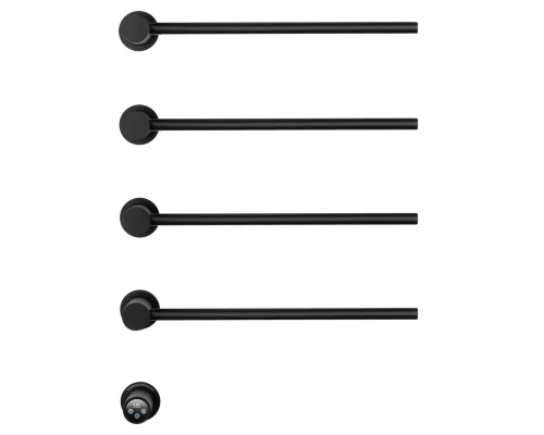 Полотенцесушитель электрический встраиваемый WONZON & WOGHAND HAMBURG, Черный матовый (WW-AL314-MB)