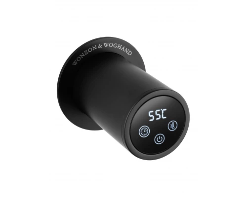 Полотенцесушитель электрический встраиваемый WONZON & WOGHAND HAMBURG, Черный матовый (WW-AL315-MB)