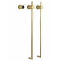 Полотенцесушитель электрический встраиваемый WONZON & WOGHAND LEIPZIG, Брашированное золото (WW-AL3621-BG)