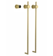 Полотенцесушитель электрический встраиваемый WONZON & WOGHAND LEIPZIG, Брашированное золото (WW-AL3621-BG)