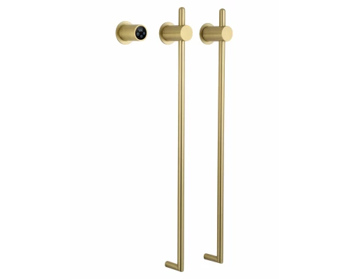 Полотенцесушитель электрический встраиваемый WONZON & WOGHAND LEIPZIG, Брашированное золото (WW-AL3621-BG)