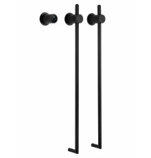 Полотенцесушитель электрический встраиваемый WONZON & WOGHAND LEIPZIG, Черный матовый (WW-AL3621-MB)