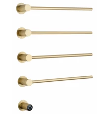 Полотенцесушитель электрический встраиваемый WONZON & WOGHAND MÜNCHEN, Брашированное золото (WW-A354-BG)