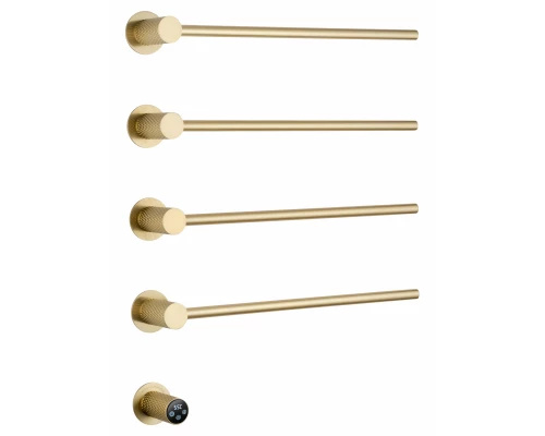 Полотенцесушитель электрический встраиваемый WONZON & WOGHAND MÜNCHEN, Брашированное золото (WW-A354-BG)