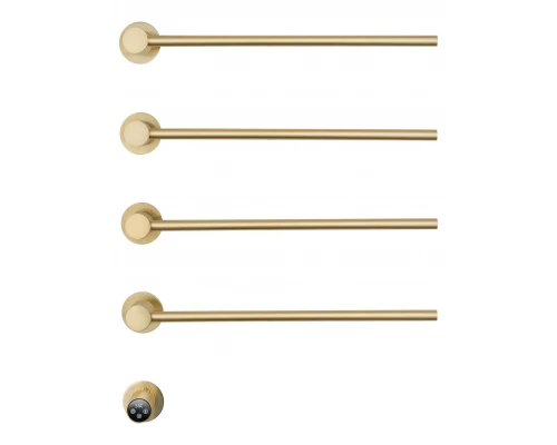 Полотенцесушитель электрический встраиваемый WONZON & WOGHAND MÜNCHEN, Брашированное золото (WW-A354-BG)