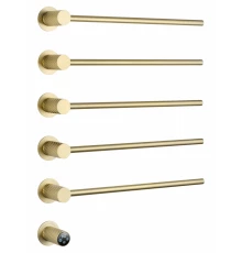 Полотенцесушитель электрический встраиваемый WONZON & WOGHAND MÜNCHEN, Брашированное золото (WW-A355-BG)