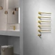 Полотенцесушитель электрический встраиваемый WONZON & WOGHAND MÜNCHEN, Брашированное золото (WW-A355-BG)