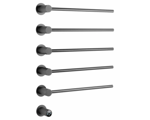 Полотенцесушитель электрический встраиваемый WONZON & WOGHAND MÜNCHEN, Темный графит (WW-A355-GM)