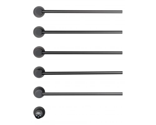 Полотенцесушитель электрический встраиваемый WONZON & WOGHAND MÜNCHEN, Темный графит (WW-A355-GM)