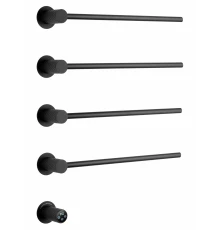 Полотенцесушитель электрический встраиваемый WONZON & WOGHAND MÜNCHEN, Черный матовый (WW-A354-MB)