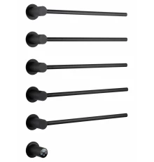 Полотенцесушитель электрический встраиваемый WONZON & WOGHAND MÜNCHEN, Черный матовый (WW-A355-MB)