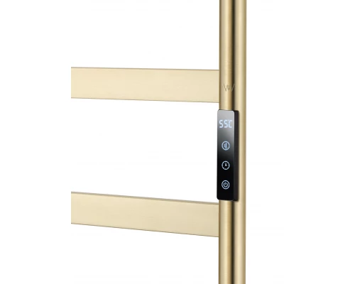 Полотенцесушитель электрический напольный WONZON & WOGHAND BREMEN, Брашированное золото (WW-A207-BG)
