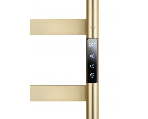 Полотенцесушитель электрический напольный WONZON & WOGHAND BREMEN, Брашированное золото (WW-A207-BG)