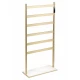 Полотенцесушитель электрический напольный WONZON & WOGHAND ESSEN, Брашированное золото (WW-A406-BG)