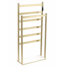 Полотенцесушитель электрический напольный WONZON & WOGHAND ESSEN, Брашированное золото (WW-A407-BG)