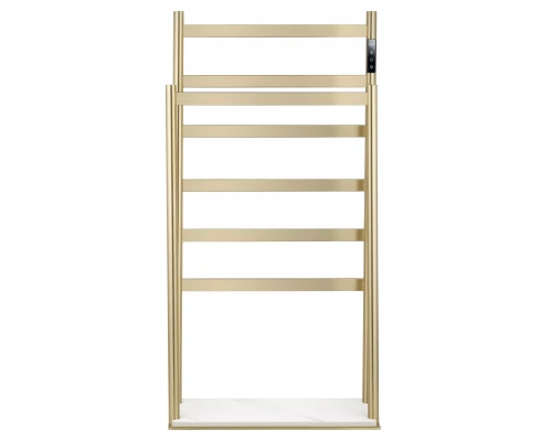 Полотенцесушитель электрический напольный WONZON & WOGHAND ESSEN, Брашированное золото (WW-A407-BG)