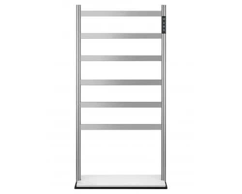 Полотенцесушитель электрический напольный WONZON & WOGHAND ESSEN, Брашированный никель (WW-A406-BR)