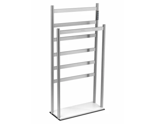 Полотенцесушитель электрический напольный WONZON & WOGHAND ESSEN, Брашированный никель (WW-A407-BR)