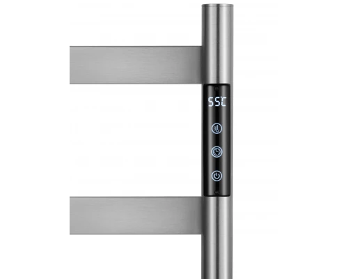 Полотенцесушитель электрический напольный WONZON & WOGHAND ESSEN, Брашированный никель (WW-A407-BR)