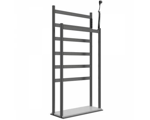 Полотенцесушитель электрический напольный WONZON & WOGHAND ESSEN, Темный графит (WW-A407-GM)