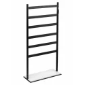Полотенцесушитель электрический напольный WONZON & WOGHAND ESSEN, Черный матовый (WW-A406-MB)