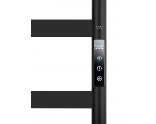 Полотенцесушитель электрический напольный WONZON & WOGHAND ESSEN, Черный матовый (WW-A406-MB)