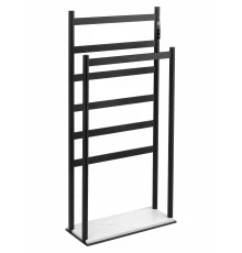 Полотенцесушитель электрический напольный WONZON & WOGHAND ESSEN, Черный матовый (WW-A407-MB)