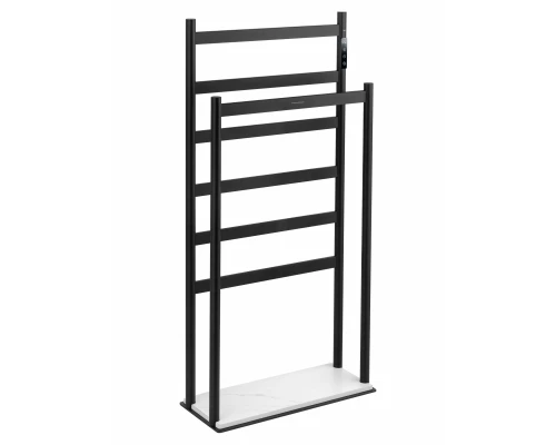 Полотенцесушитель электрический напольный WONZON & WOGHAND ESSEN, Черный матовый (WW-A407-MB)