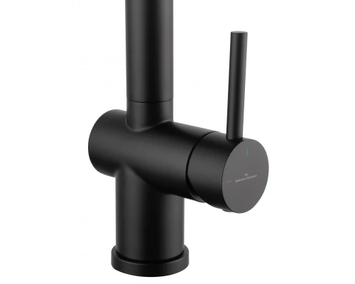 Смеситель для кухни с гибким изливом WONZON & WOGHAND, Черный матовый (WW-88438003-MB)