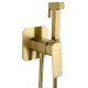 Смеситель с гигиеническим душем встраиваемый WONZON & WOGHAND DIAMOND, Брашированное золото (WW-88829011-BG)