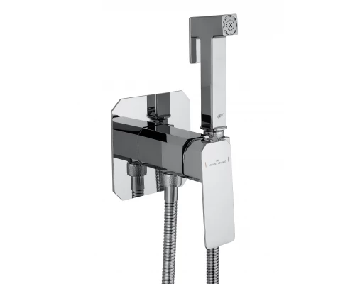 Смеситель с гигиеническим душем встраиваемый WONZON & WOGHAND DIAMOND, Хром (WW-88829011-CR)