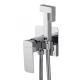 Смеситель с гигиеническим душем встраиваемый WONZON & WOGHAND EDGE, Хром (WW-88829003-CR)