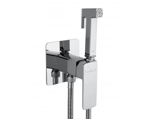 Смеситель с гигиеническим душем встраиваемый WONZON & WOGHAND EDGE, Хром (WW-88829003-CR)