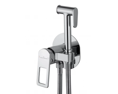 Смеситель с гигиеническим душем встраиваемый WONZON & WOGHAND FRAME, Хром (WW-88829010-CR)